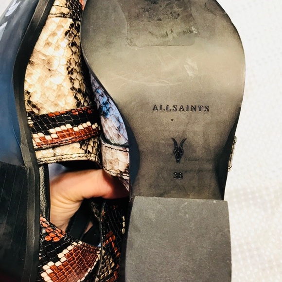 Allsaints Darcy leather pointed toe bootie - Picture 13 of 13